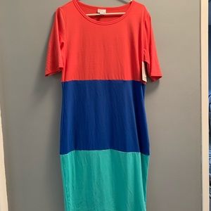 NWT Lularoe Julia Dress size Large
